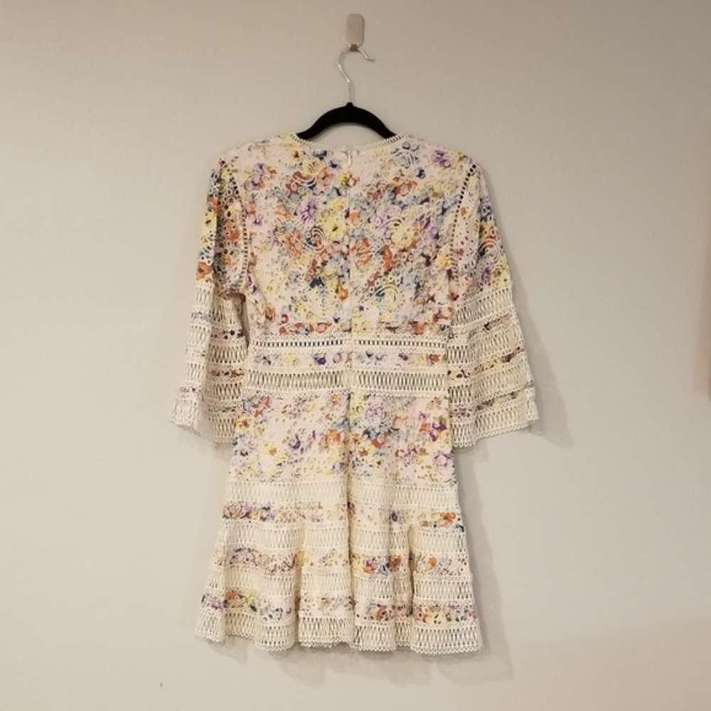 😱LAST 1😱NWOT DROP WAIST FLORAL LACE DRESS - Picture 6 of 6